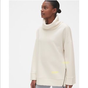 GAP WOMENS JACQUARD FUNNEL NECK TUNIC